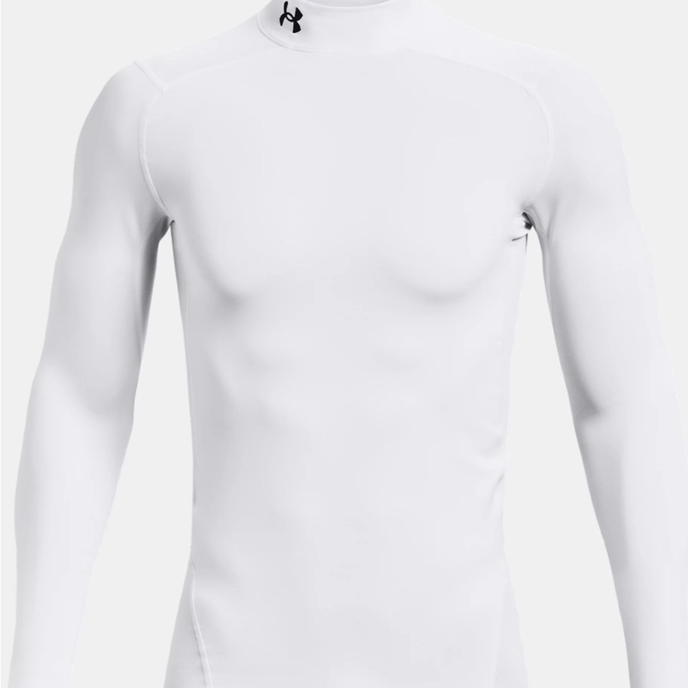 white long sleeve turtleneck under armour